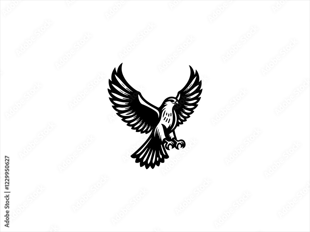 Obraz premium eagle logo vector design