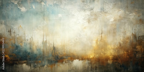 Long exposure captures textured white oil paint, a monochrome abstract with grunge brushstrokes and gradient.