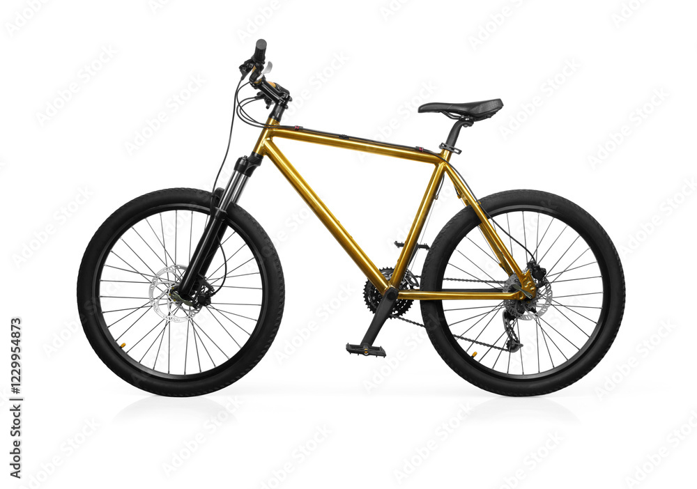 Fototapeta premium Mountain bike isolated on white background