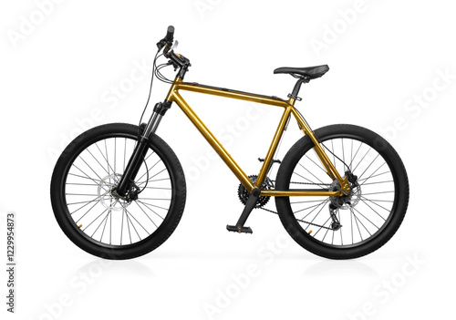Mountain bike isolated on white background