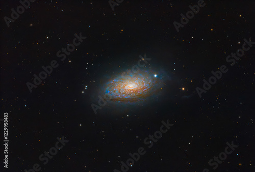 Galassia girasole M63 fotografata con telescopio (no Ai)