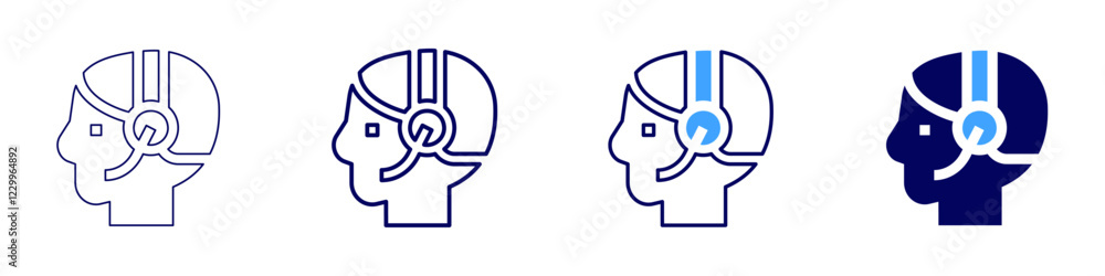Call center icon in 4 different styles. Thin Line, Line, Bold, and Bold Line. Duotone style. Editable stroke Call center icon in 4 different styles. Thin Line, Line, Bold, and Bold Line. Duotone style. Editable stroke