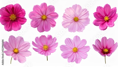 pink and white flowers