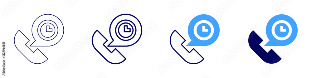 Hours support icon in 4 different styles. Thin Line, Line, Bold, and Bold Line. Duotone style. Editable stroke Hours support icon in 4 different styles. Thin Line, Line, Bold, and Bold Line. Duotone style. Editable stroke