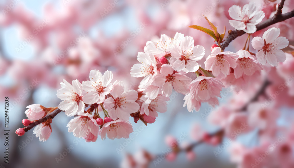 Springtime Charm, Delicate Cherry Blossoms Springtime Charm, Delicate Cherry Blossoms