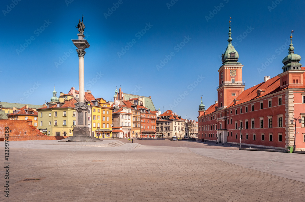 Obraz premium old town square in warsaw