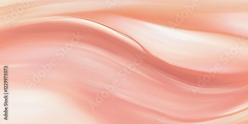 Peach Silk Drape: Luxurious...