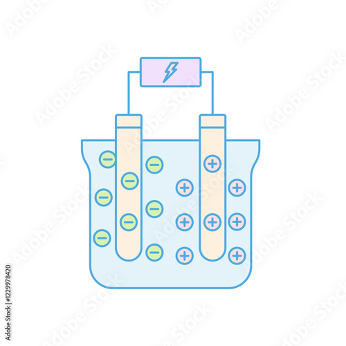 Electrolysis illustration