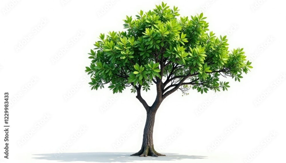 Tall tree with eurycoma longifolia branches isolated on white background, eurycoma longifolia, plant Tall tree with eurycoma longifolia branches isolated on white background, eurycoma longifolia, plant