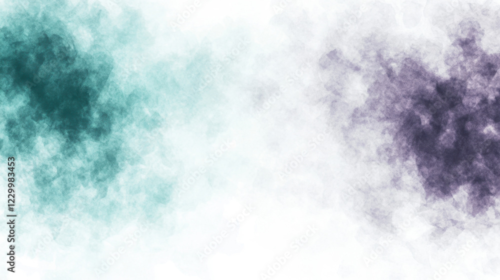 Fototapeta premium Plain watercolor background of large washes in neutral colors for graphic design or wallpaper.