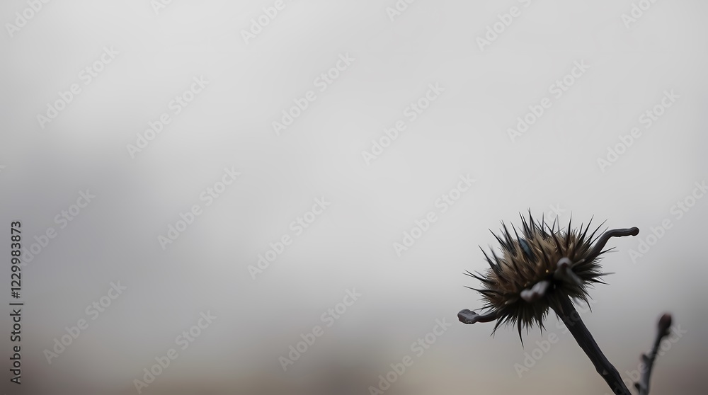 Obraz premium thistle in the wind