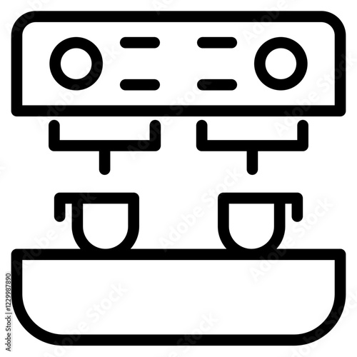 coffee maker icon vector illustration
