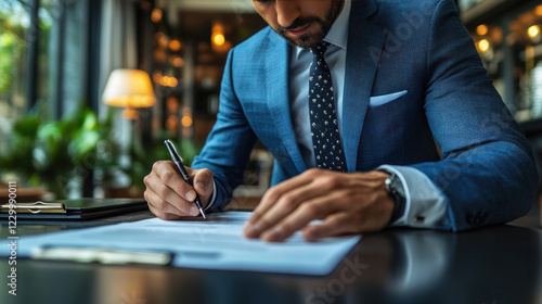 An investment law expert drafting agreements for a real estate development project