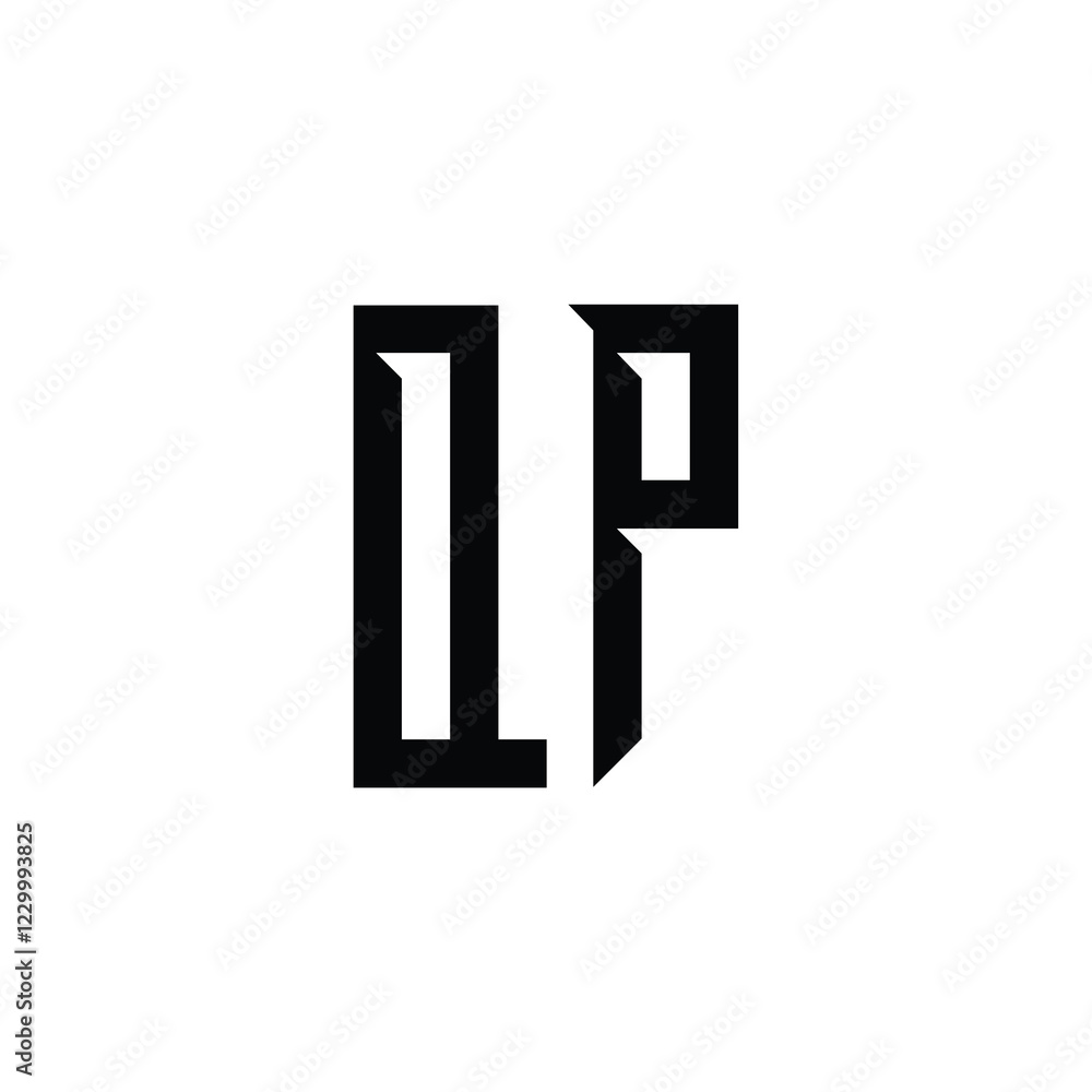 QP monogram logo design letter text name symbol monochrome logotype alphabet character simple logo QP monogram logo design letter text name symbol monochrome logotype alphabet character simple logo