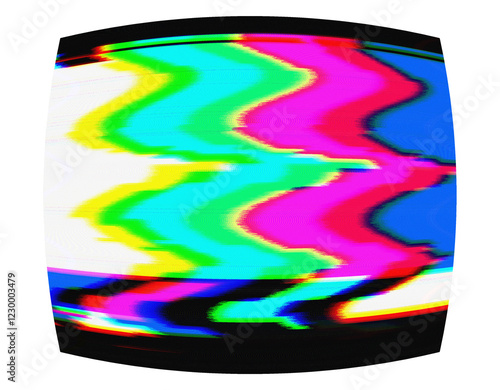 No signal tv  screen pattern.Vintage television test background