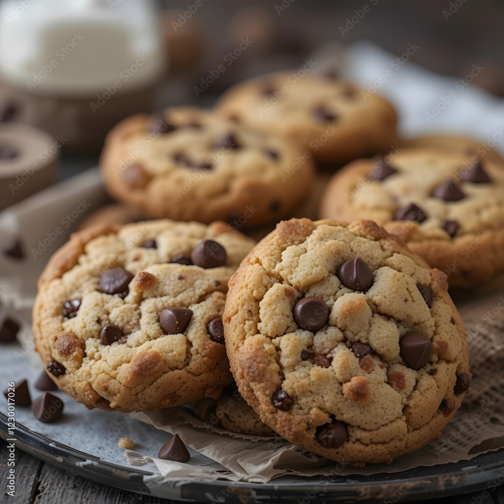 4k high quality Ai generative HD high definition
fresh from the oven crunchy chocolate chip cookies close up 4k high quality Ai generative HD high definition
fresh from the oven crunchy chocolate chip cookies close up