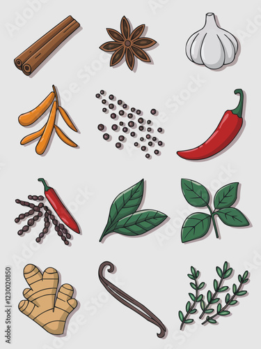 Spice Rack Cartoon