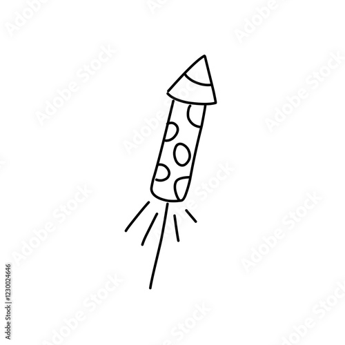 hand drawn New Years Party