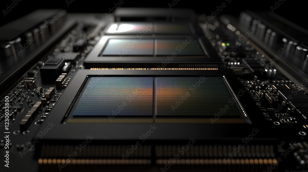 Dark environment macro photography of cpu ar gigapixel high fidelity showcase Dark environment macro photography of cpu ar gigapixel high fidelity showcase