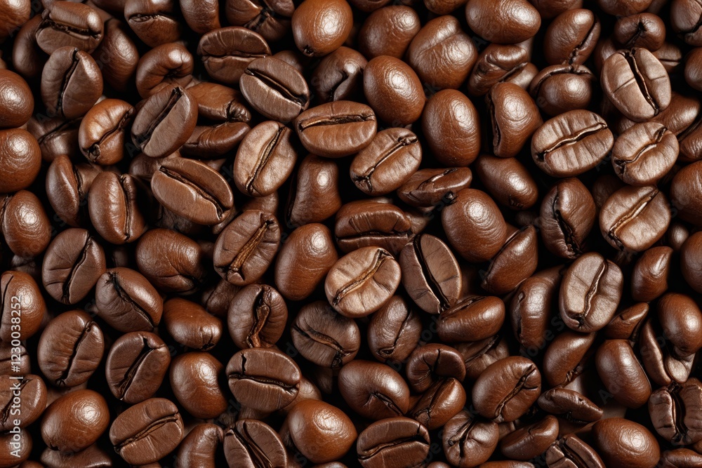 a close up of a pile of coffee beans with a brown background a close up of a pile of coffee beans with a brown background