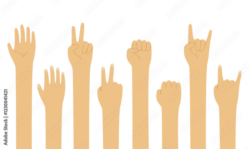 Fototapeta premium HAND GESTURES