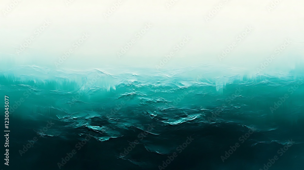 A Glossy Gradient Background from Cool Aqua to Deep Teal with a Water-like Finish A Glossy Gradient Background from Cool Aqua to Deep Teal with a Water-like Finish