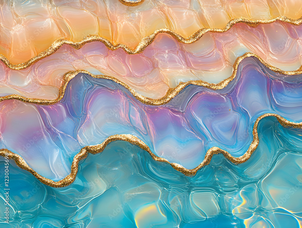 Fototapeta premium Abstract Fluid Art Background