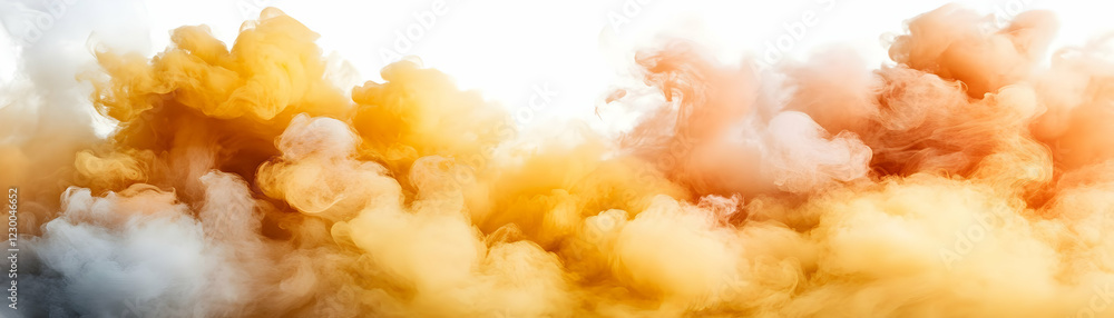 Orange and White Ink Abstract Background Illustration Orange and White Ink Abstract Background Illustration