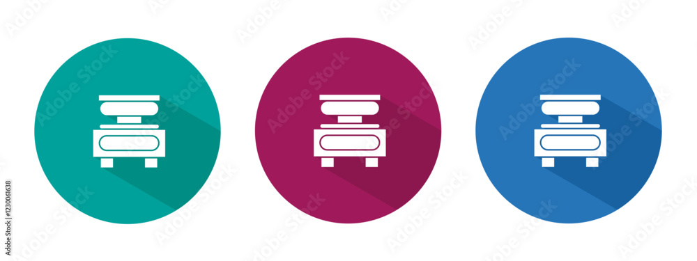 Icon for digital marketing vector illustration in flat. Icon for digital marketing vector illustration in flat.