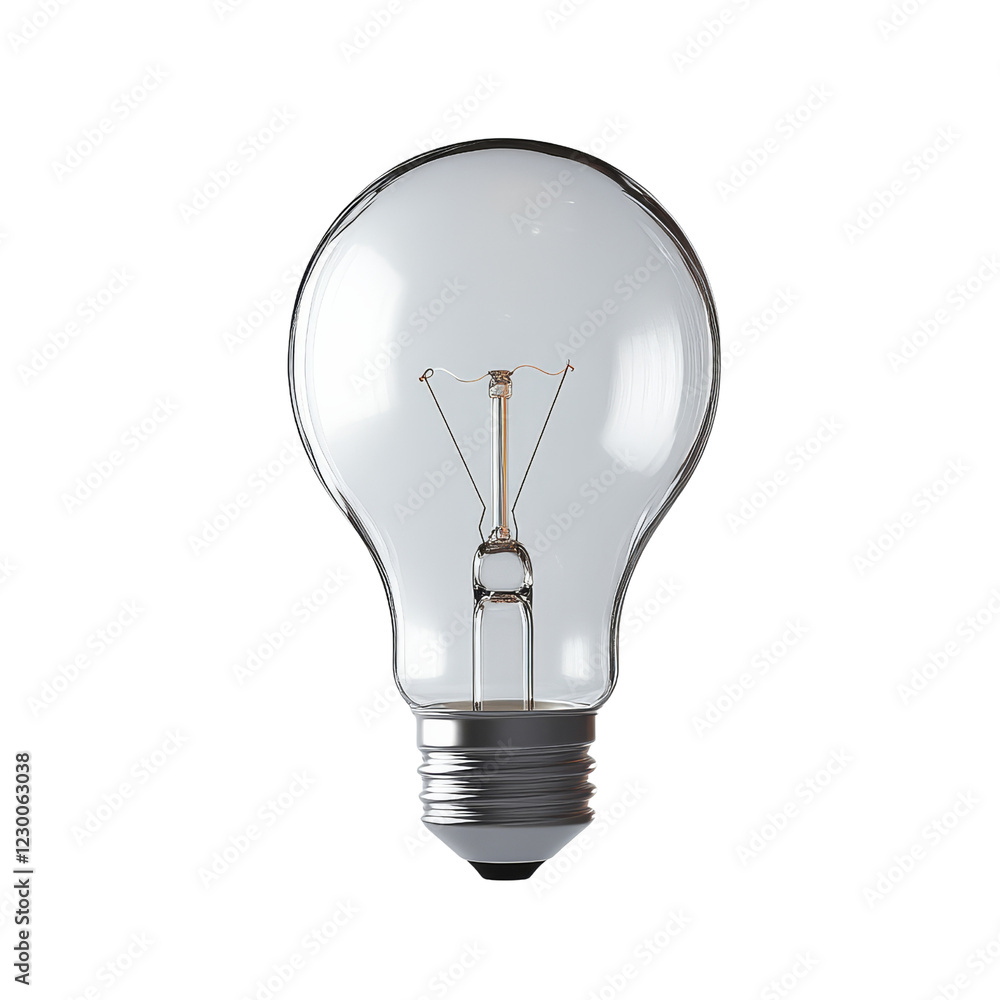 A clear light bulb showcasing the filament inside, emphasizing its classic design and function as a source of illumination. A clear light bulb showcasing the filament inside, emphasizing its classic design and function as a source of illumination.