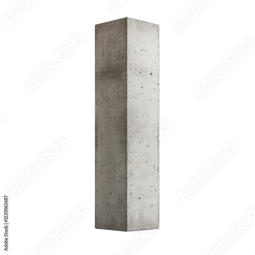 Wallpaper Mural A tall, rectangular concrete pillar with a textured surface, showcasing a modern and minimalist design. Torontodigital.ca