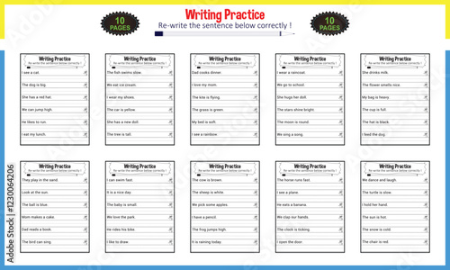 Writing Practice Worksheets