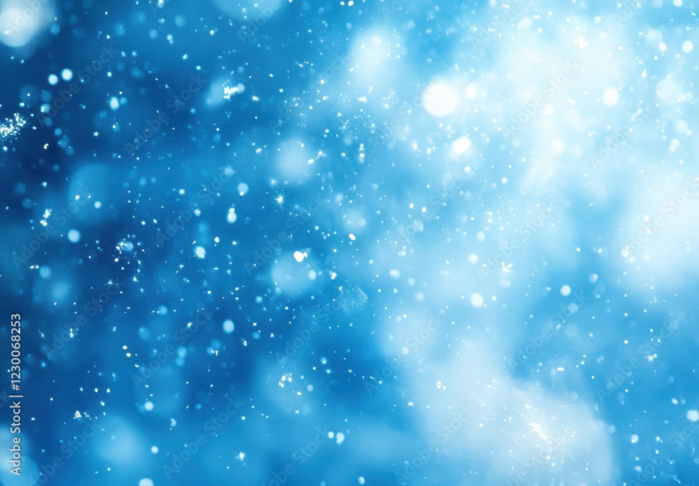 Sparkling Snowflakes in a Beautiful Blue Winter Wonderland with Soft Bokeh Background Creating a Dreamy and Magical Atmosphere for Seasonal Themes Sparkling Snowflakes in a Beautiful Blue Winter Wonderland with Soft Bokeh Background Creating a Dreamy and Magical Atmosphere for Seasonal Themes