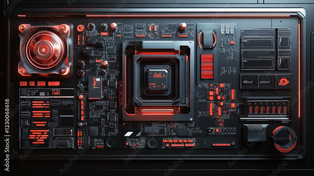 Exploring cpu technology with high-fidelity schematic illustrations and gigapixel detail Exploring cpu technology with high-fidelity schematic illustrations and gigapixel detail