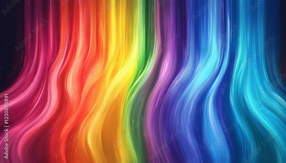 Vibrant rainbow wave abstract background. Vibrant rainbow wave abstract background.