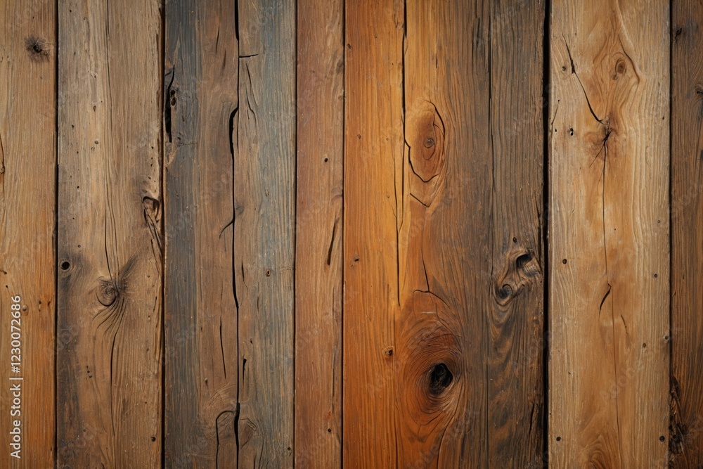 Naklejka premium a close up of a wooden wall with a hole in the middle