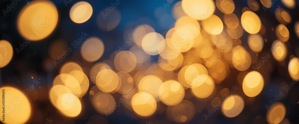 Festive Bokeh Lights at Night Creates a Magical Ambiance Festive Bokeh Lights at Night Creates a Magical Ambiance