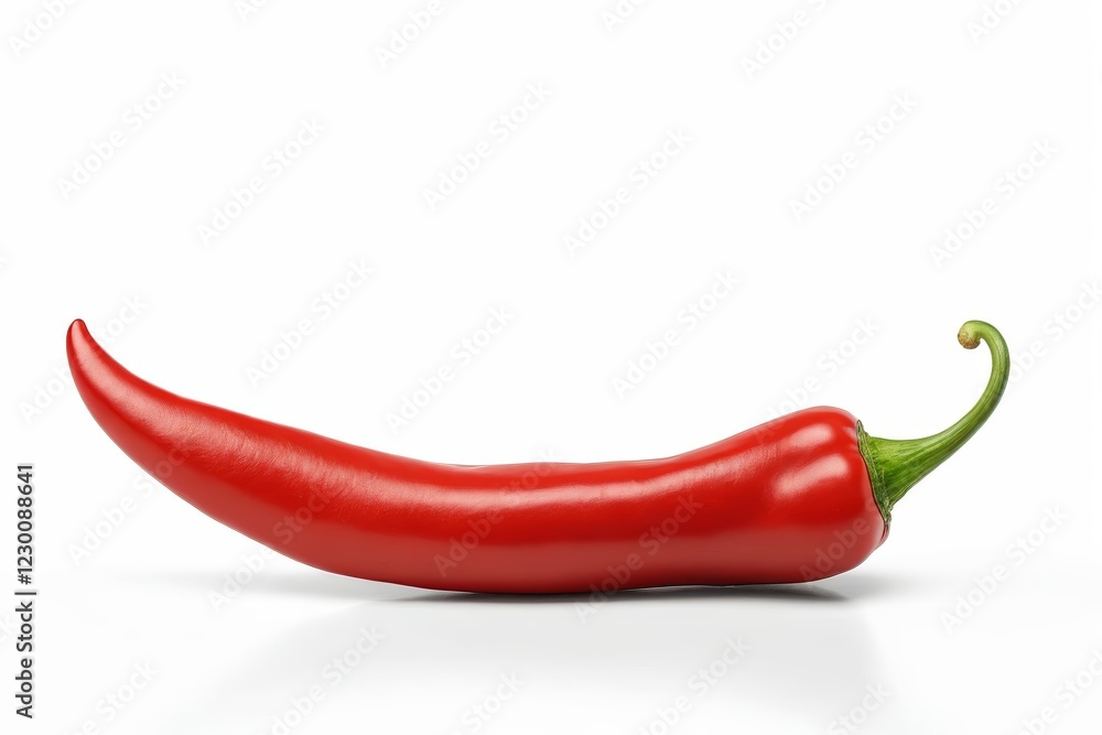 there is a red chili pepper on a white surface there is a red chili pepper on a white surface