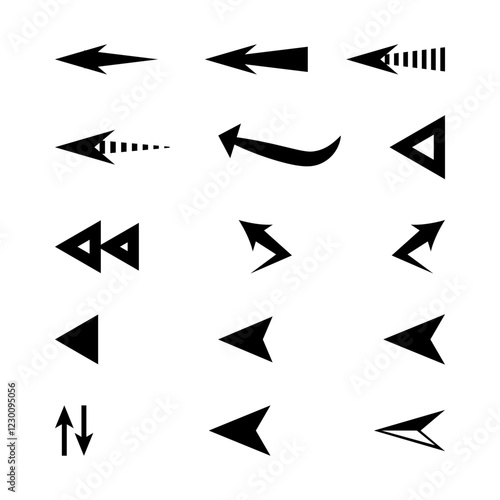 Arrow or sign icon set for Web UI. Different arrow shape signs. Black arrows icons. Left ,right ,up and down arrow icon set. Vector illustration. Free Download Arrow or sign icon set for Web UI. Different arrow shape signs. Black arrows icons. Left ,right ,up and down arrow icon set. Vector illustration. - GFXLoad