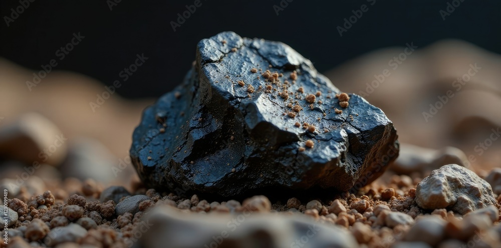 Iron-rich mineral specimen with a rough, rocky texture, earthy, landscape, rocks Iron-rich mineral specimen with a rough, rocky texture, earthy, landscape, rocks