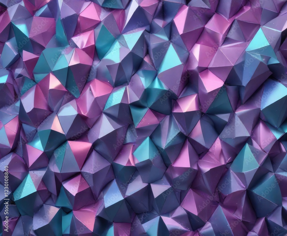Pattern of holographic paper with geometric shapes, geometric, futuristic Pattern of holographic paper with geometric shapes, geometric, futuristic