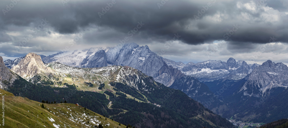 Obraz premium Massif des Dolomites, Tyrol Sud, Italie