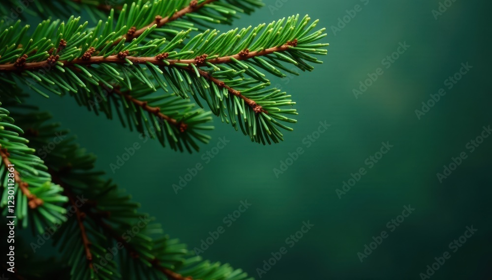 Deep green pine branches, abundant needles, festive backdrop, evergreen, celebration Deep green pine branches, abundant needles, festive backdrop, evergreen, celebration