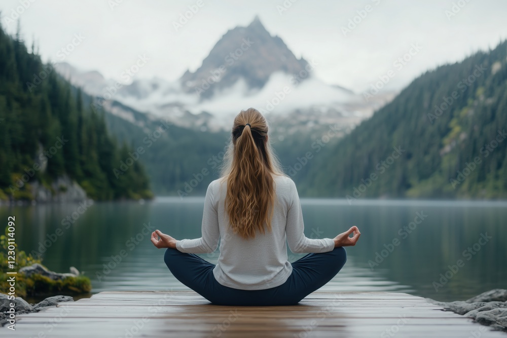 Meditation in der Natur am See
Meditation in der Natur am See