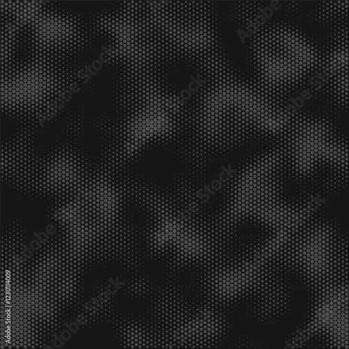 Digital dot half tone black...