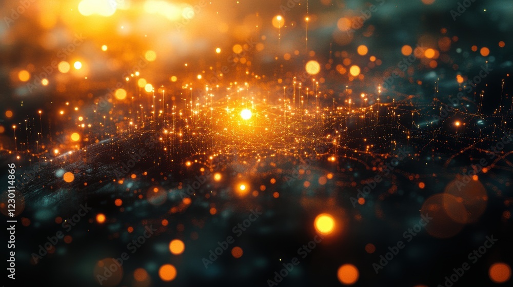 Fototapeta premium Global Network Connections 2025 Futuristic Technology Background