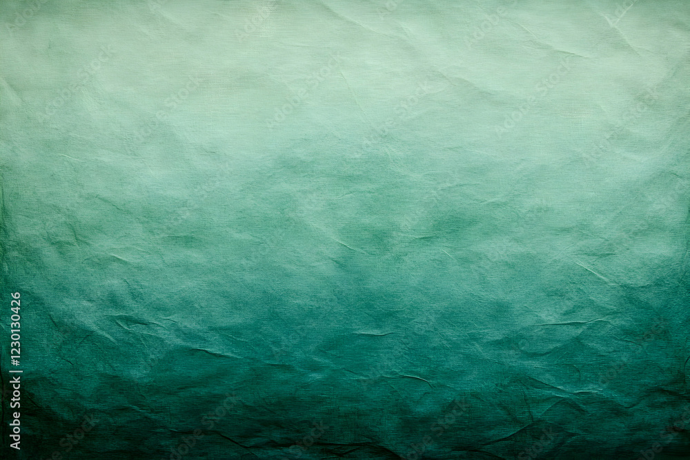 Teal Green Abstract Wrinkled Paper Background Illustration Teal Green Abstract Wrinkled Paper Background Illustration