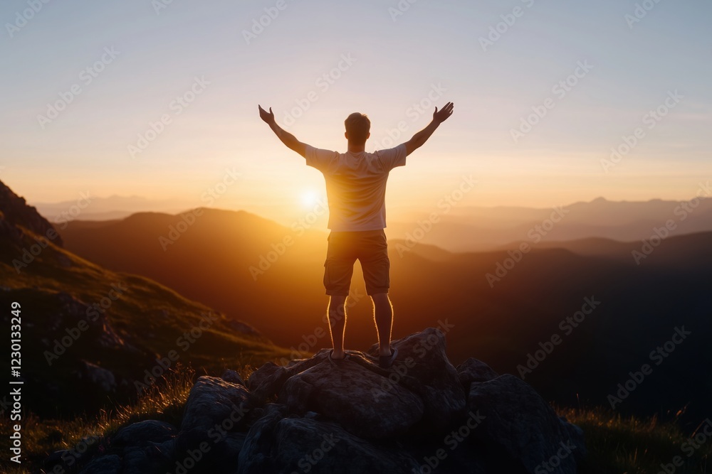 Freiheit und Erfolg in der Natur bei Sonnenuntergang
Freiheit und Erfolg in der Natur bei Sonnenuntergang
