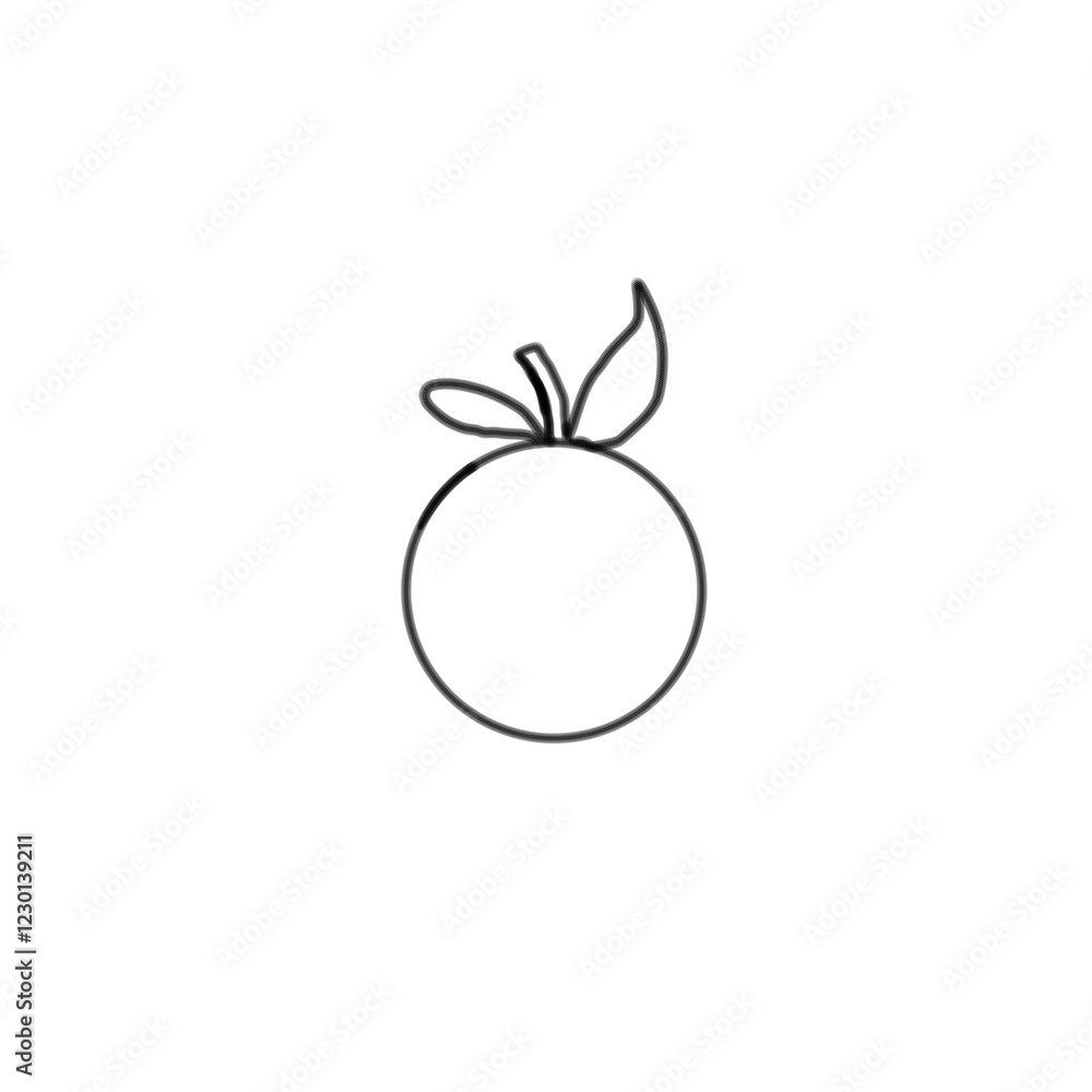 illustration of an apple color picture illustration of an apple color picture
