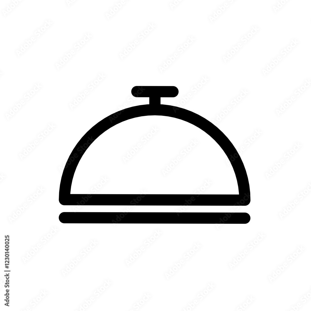 Fototapeta premium restaurant cloche icon,cloche